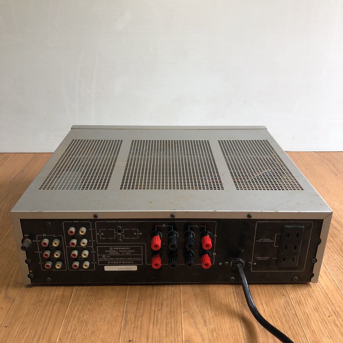 プリメインアンプ A-120 Pioneer パイオニア PIONEER アンプ