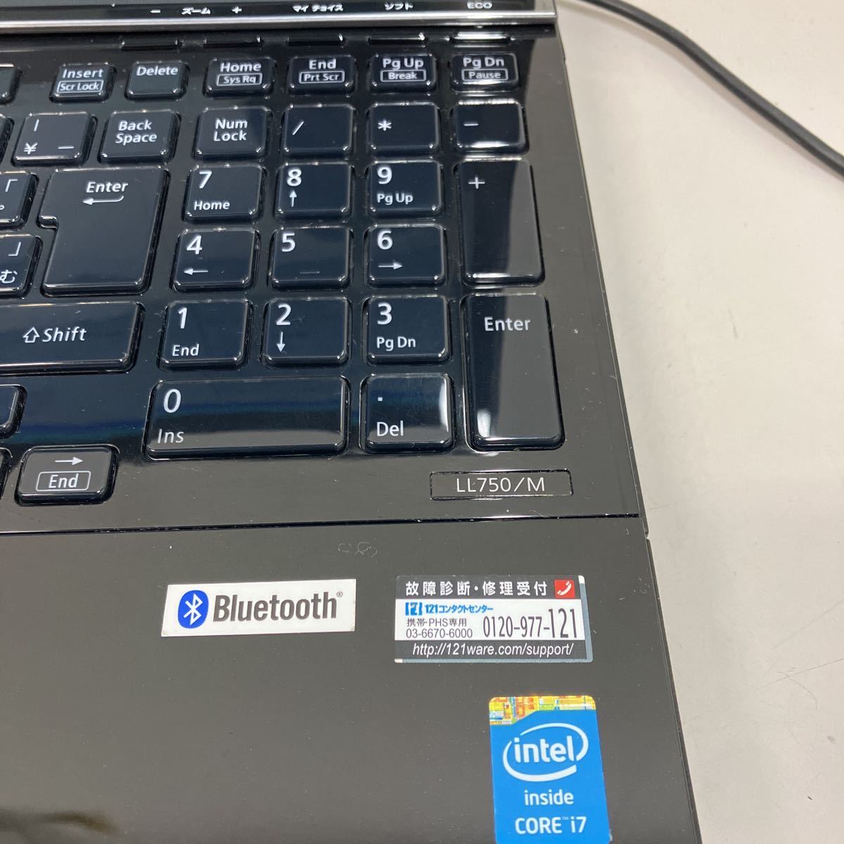 K139 NEC LAVIE LL750/M PC-LL750MSB-BG Core i7 4700MQ メモリ8GB NEC