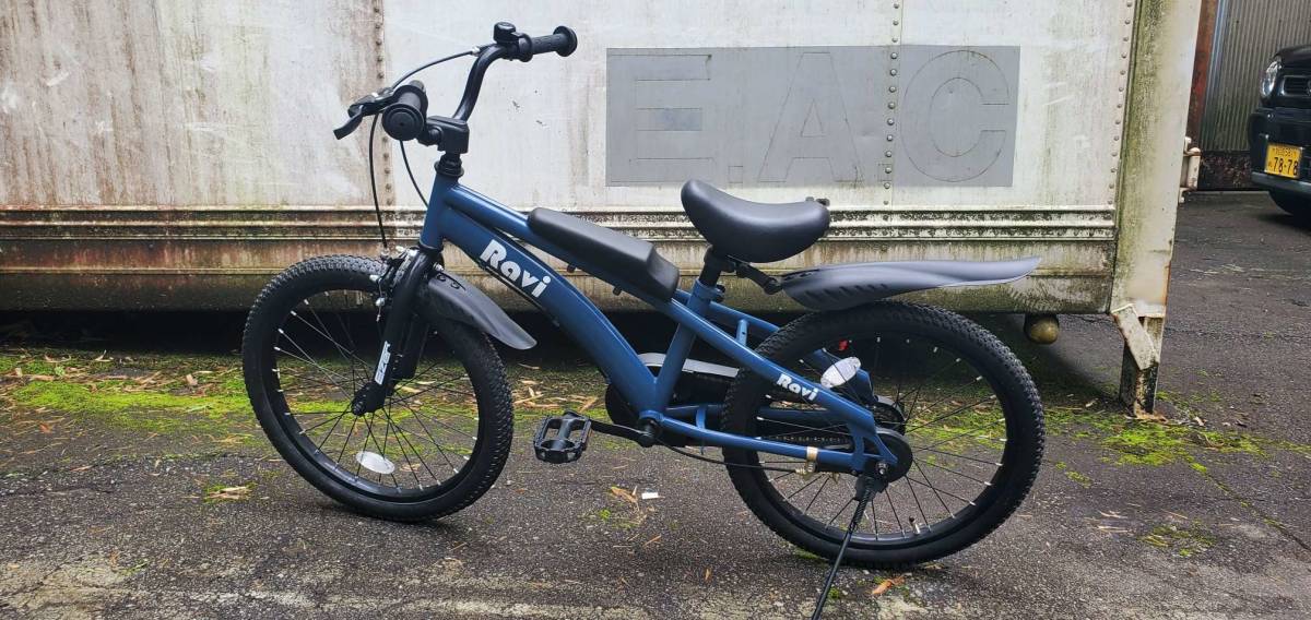 328 EIZER RAVI22 20inch　ネイビー 完成車 調整済み　子供用自転車 美品 すぐ乗れる 販売証明書あり
