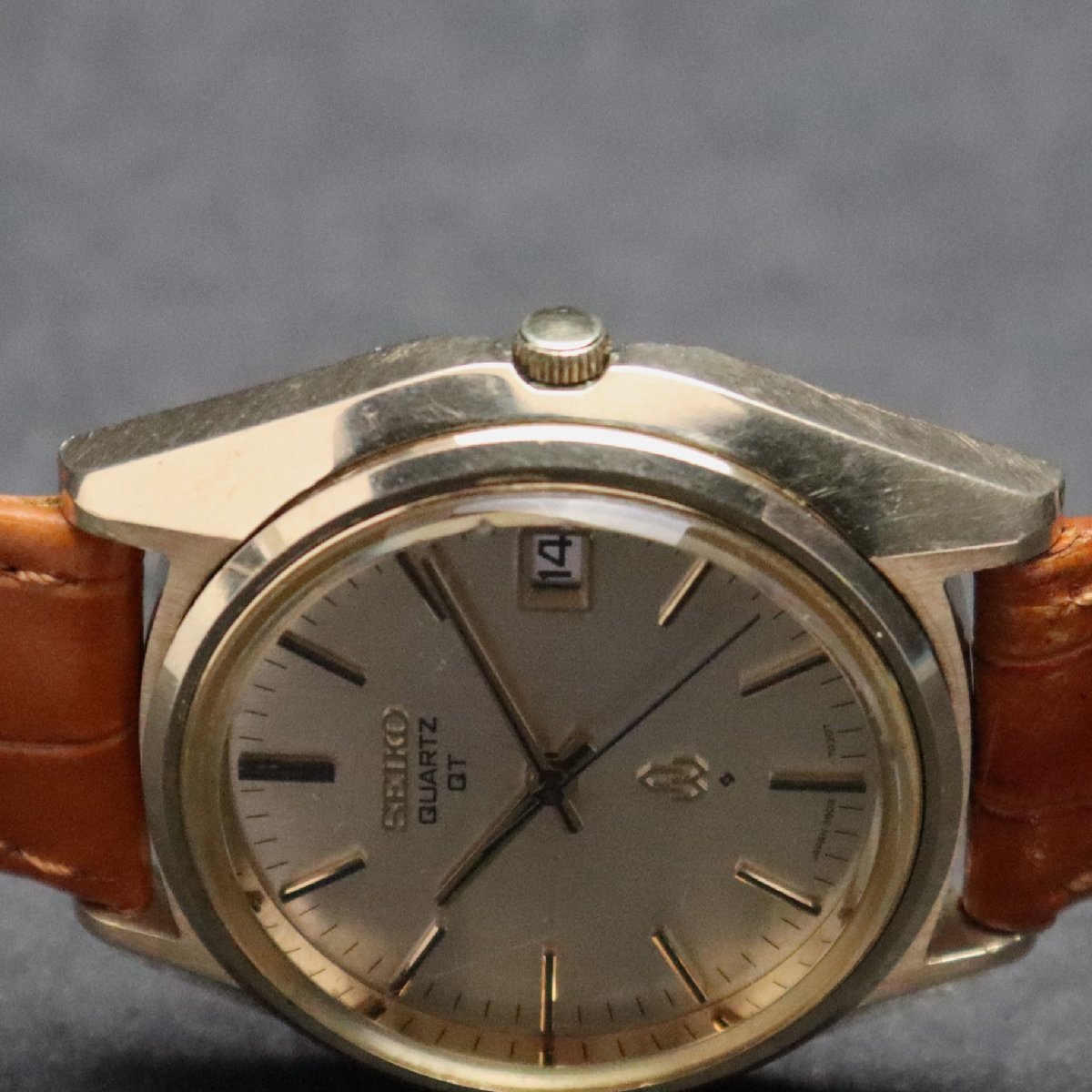 SEIKO セイコー 38クォーツ QT 3802-7031 シングルクォーツ CAP GOLD