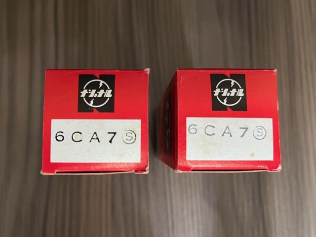 オーディオ機器 ナショナル 6CA7 真空管 新品2本セット
