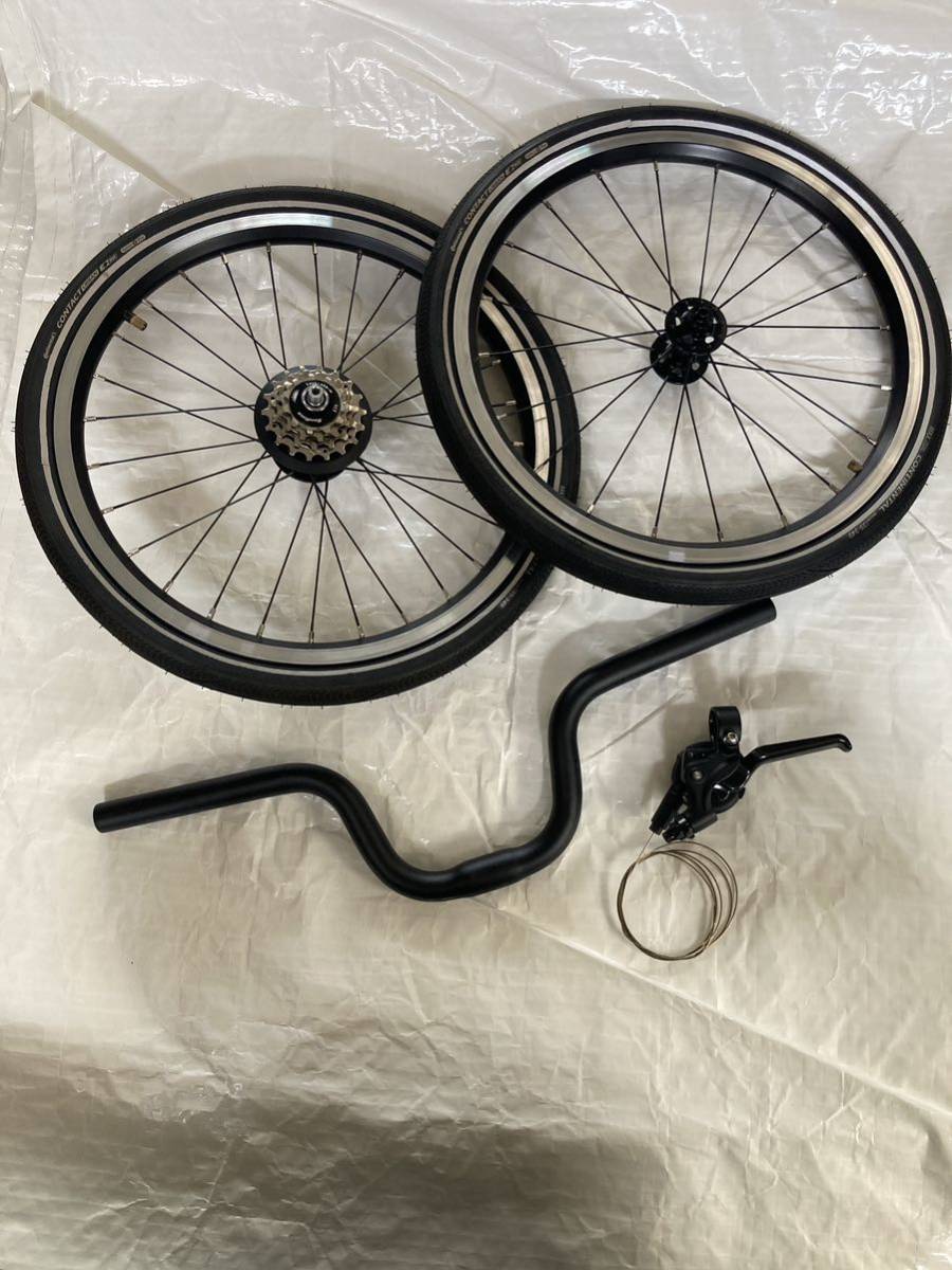 ブロンプトン純正6速ハブ＋手組みホイール