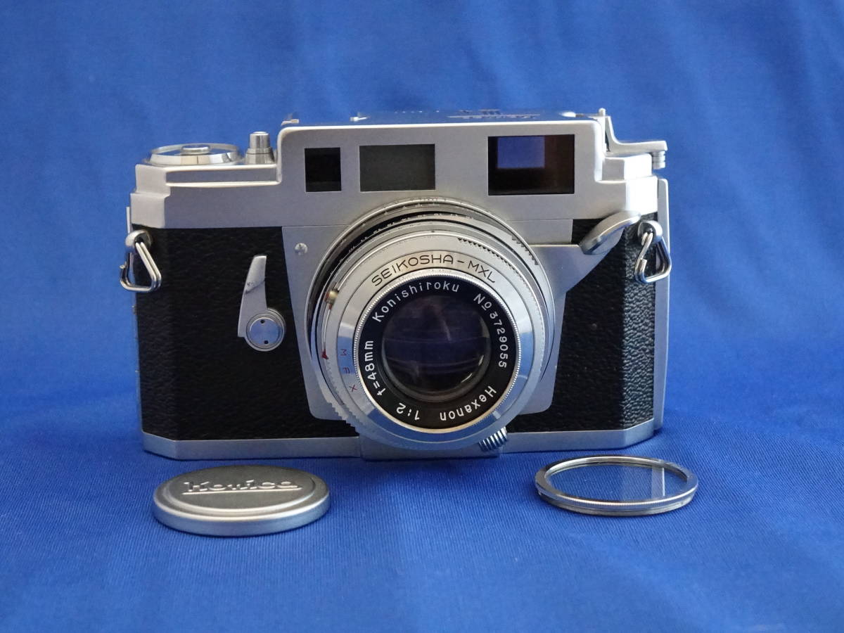 コニカ 48mm F2 ⅢA KONICA III IIIA フィルムカメラ 良品KONICA 3A