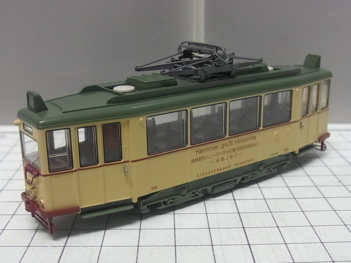 現状品 HO 1/87 16.5mm KATO 1-421 広島電鉄 200形 ハノーバー電車