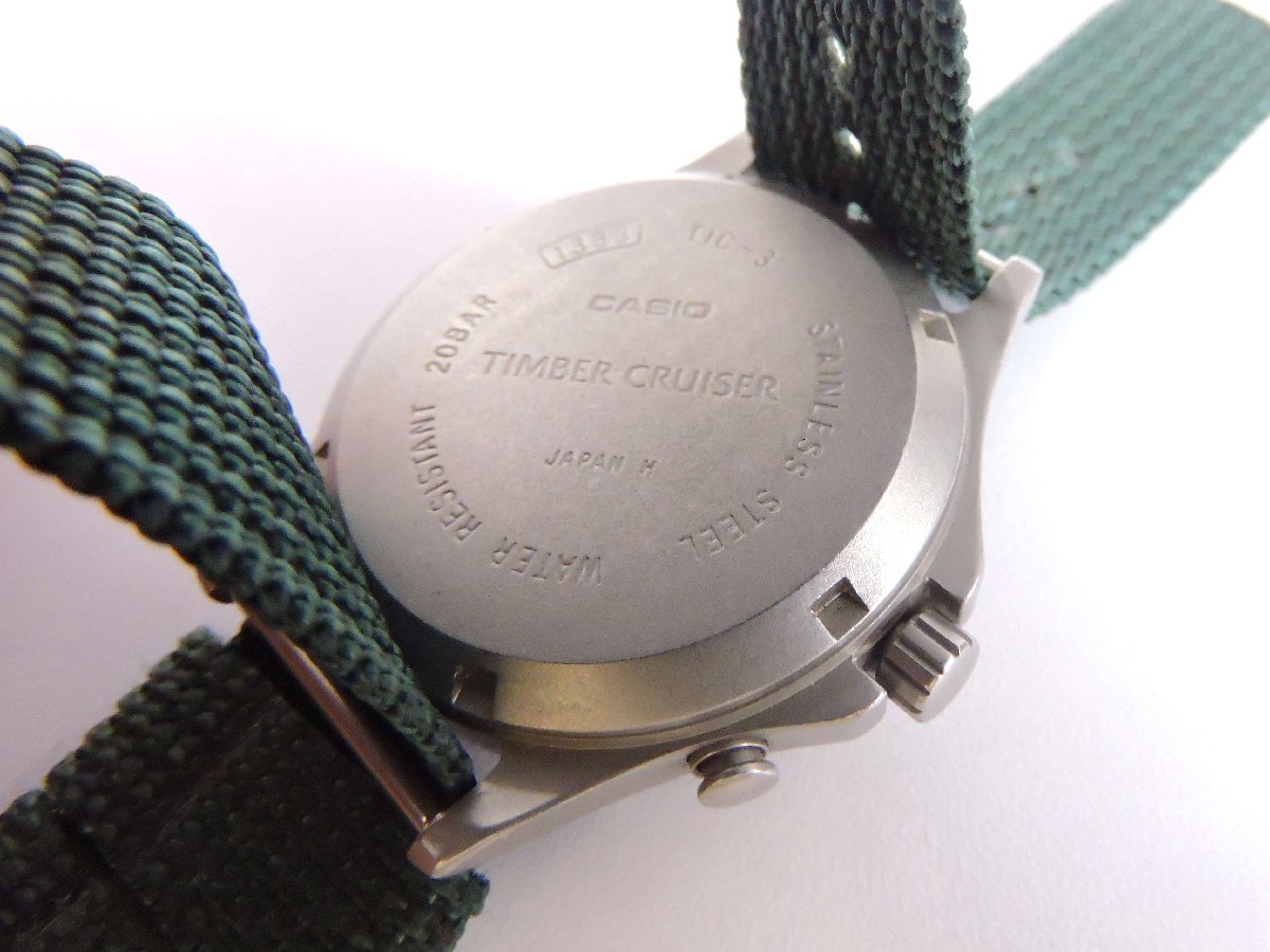 CASIOカシオ TIMBER CRUISER TIC-3 ティンバークルーザー CASIO TIC-3 ディンバークルーザー ミリタリー - メルカリ