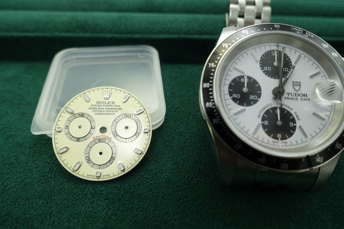 1円〜売切！Rolex純正パーツ 超希少 デイトナ116520 アイボリー文字盤