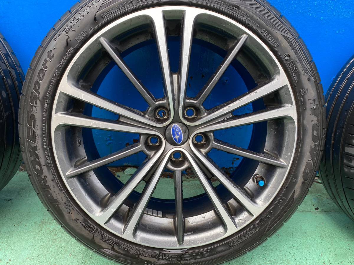 zn6 86 前期 純正ホイール 17インチ PCD100 車・バイク・自転車