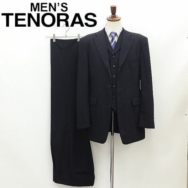 MEN'S TENORAS スーツ Vベスト付 極美品 M ◇MEN'S TENORAS メンズ
