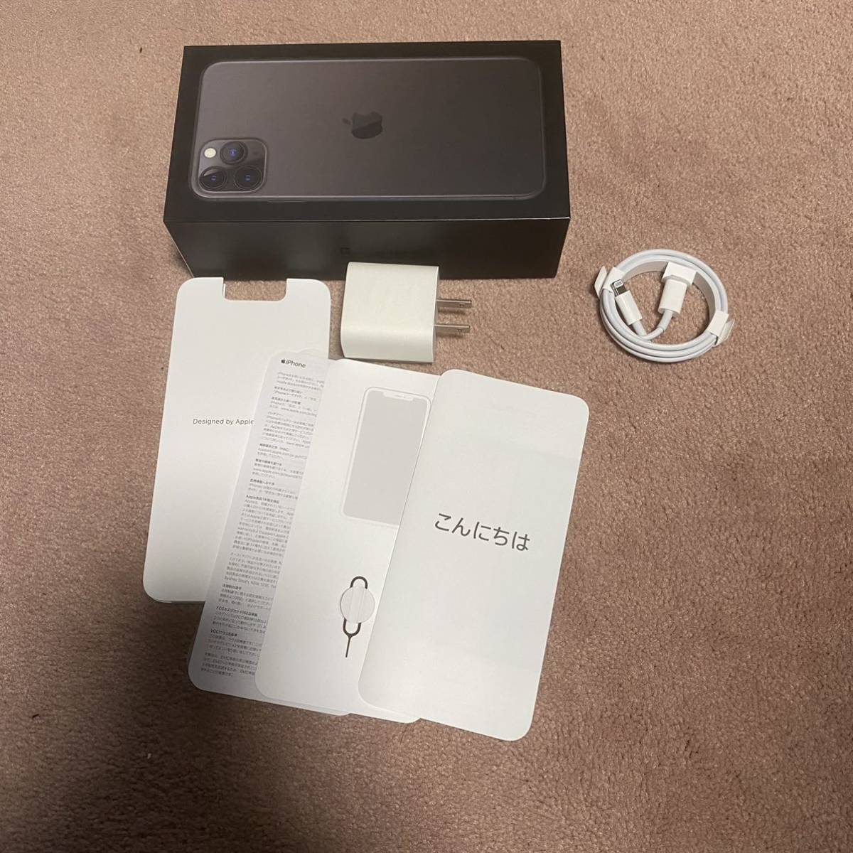 iPhone xs 64gbスペースグレー バッテリー75※新品未使用の付属品付 iFactory 【割れなし美品】iPhone Xs スペースグレイ 64GB バッテリー