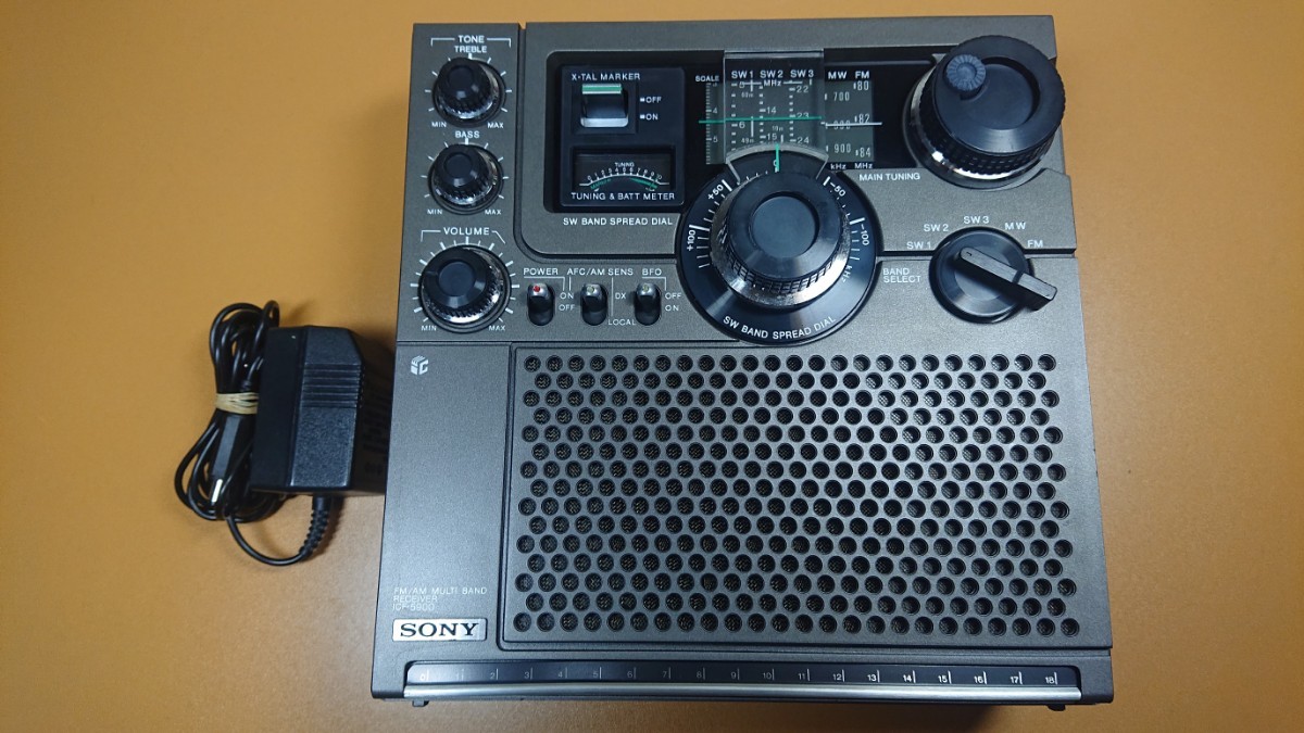 SONY ICF-5900 中古動作品 SONY ICF-5900 前期型 中古動作品