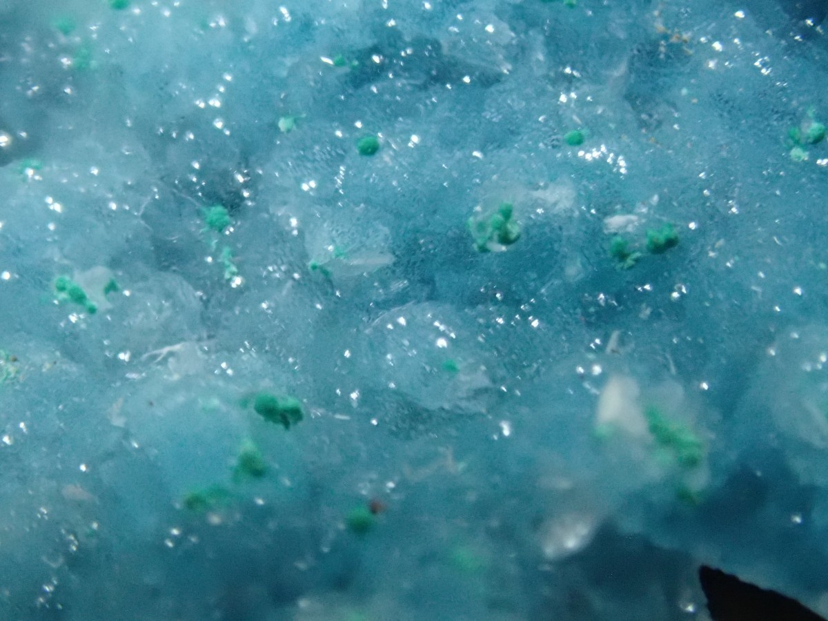 色彩美　ヘミモルファイト　異極鉱　原石　標本