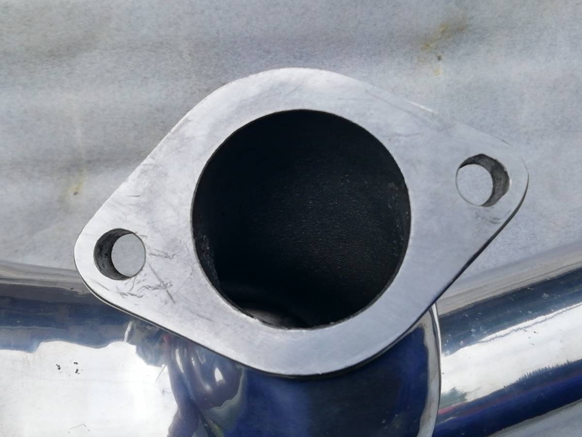 RB26DETT 仕切り板加工仕様 インテークパイプ バフ掛け前後セット