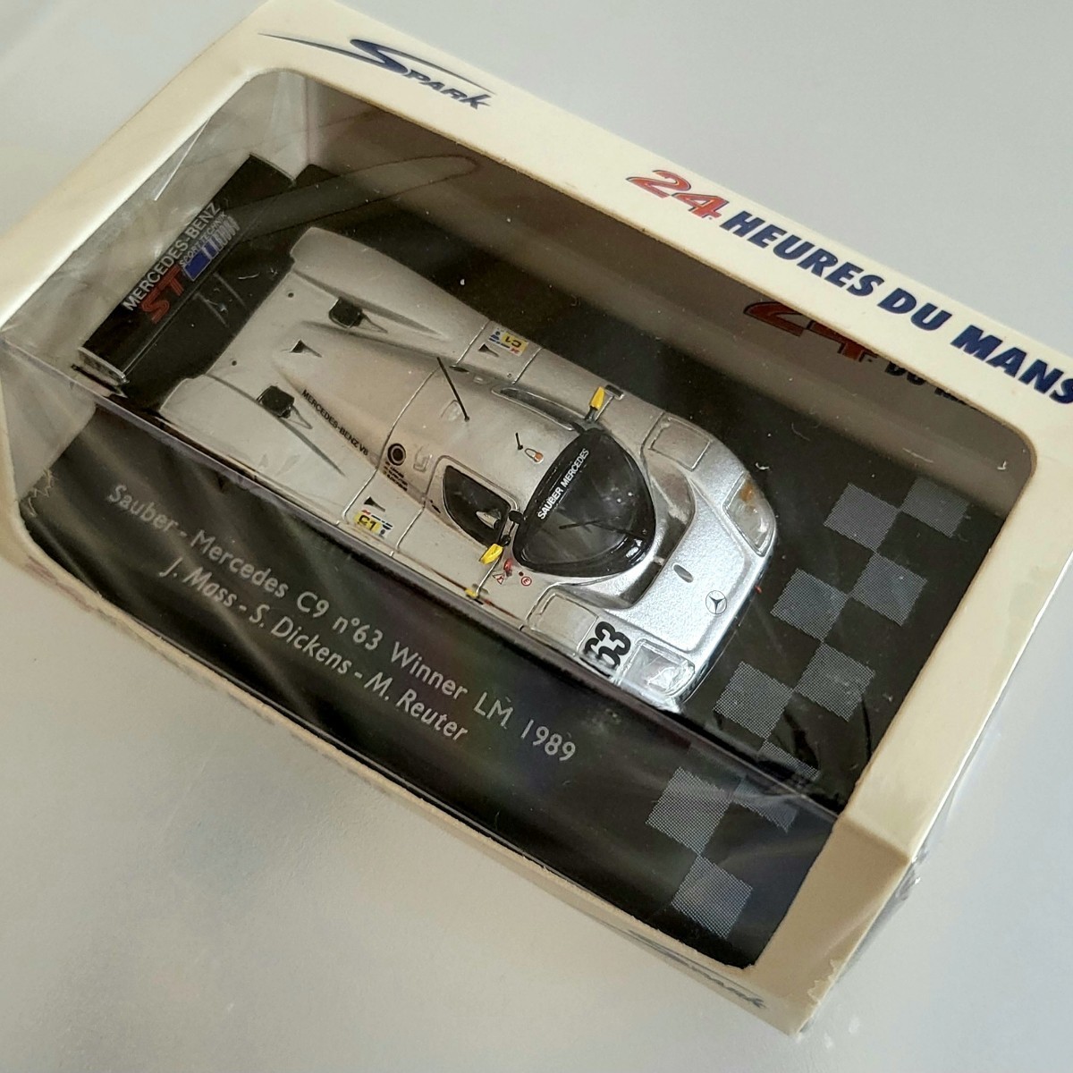 【未開封】【送料無料】sparkmodels スパーク 1/87 Le Mans ルマン24時間 優勝車シリーズ メルセデス C9 #63 1989 極小 精密モデル レア