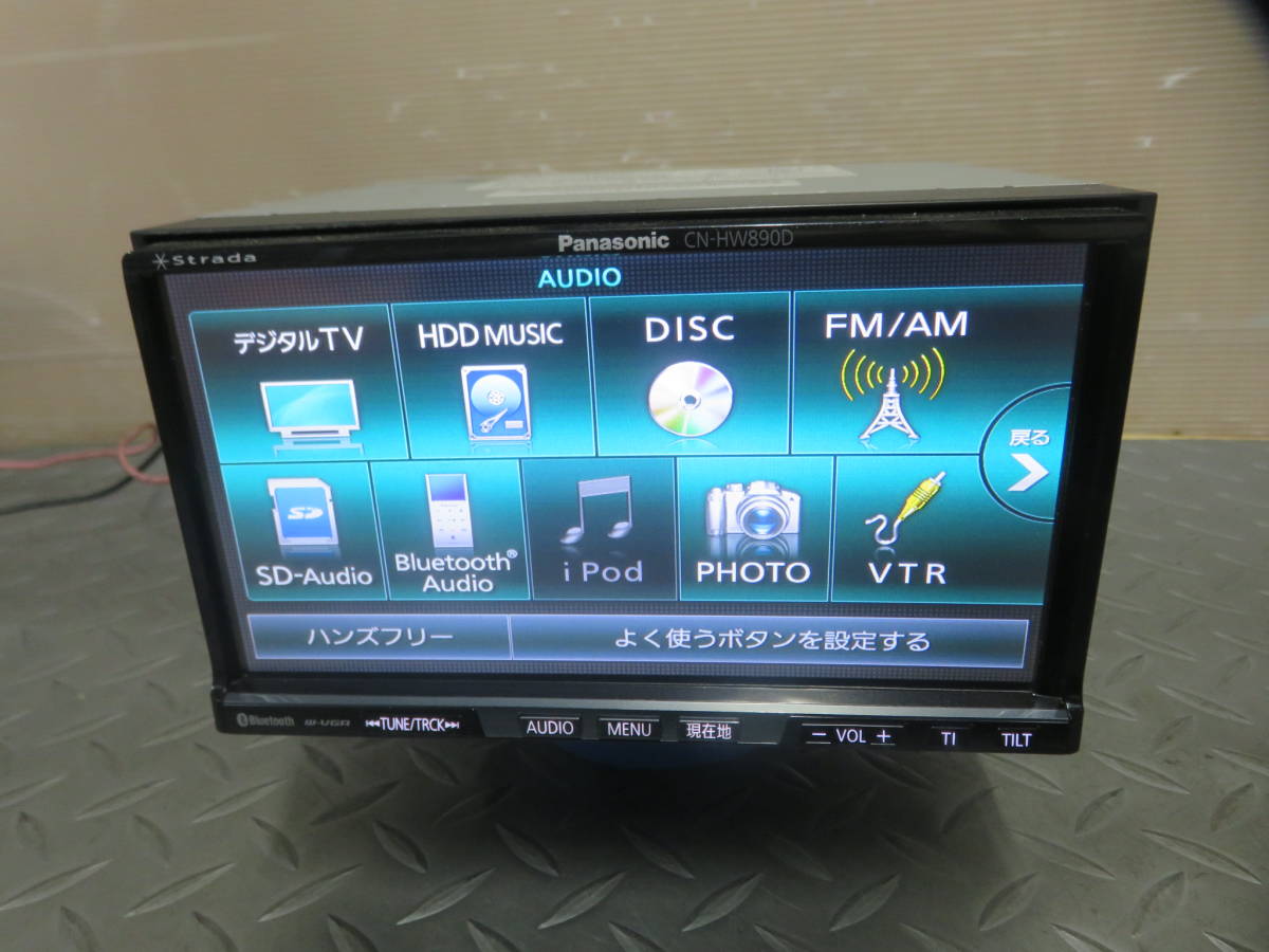 Panasonic CN-HE02WD パナソニック CN-HA02WD ストラーダ メモリーナビ 