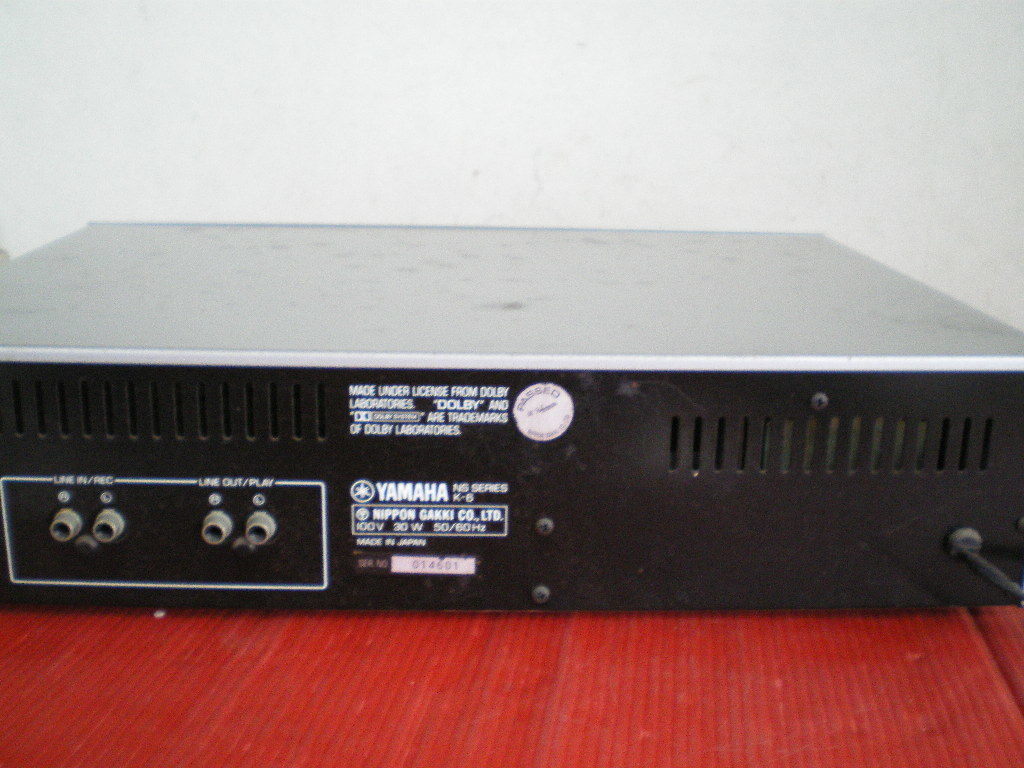 YAMAHA　K-6 ステレオカセットデッキ ☆1円〜☆ YAMAHA ヤマハ ステレオカセットデッキ K-6 STEREO CASSETTE