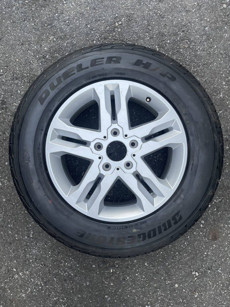 メルセデス純正タイヤホイール　265/60R18 ベンツ. Gクラス 純正 タイヤホイール 1本 265/60R18 7.5Jx18 H2 +63