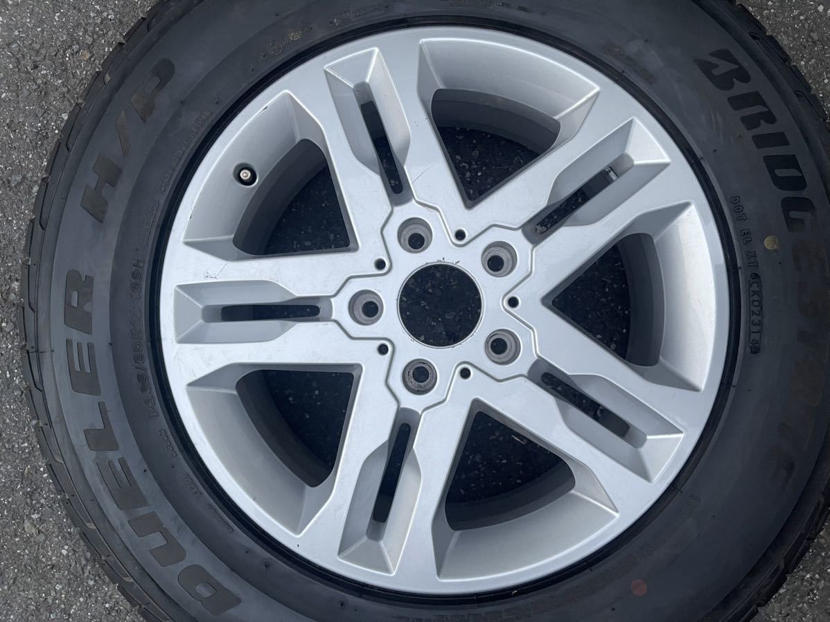 メルセデス純正タイヤホイール　265/60R18 ベンツ. Gクラス 純正 タイヤホイール 1本 265/60R18 7.5Jx18 H2 +63