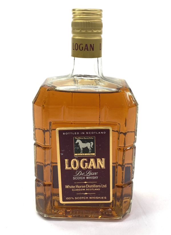★おすすめ★LOGAN DE LUXE ウイスキー ローガン デラックス スコッチウイスキー 未開栓 金キャップ ホワイトホース 古酒　RSKO0717-25