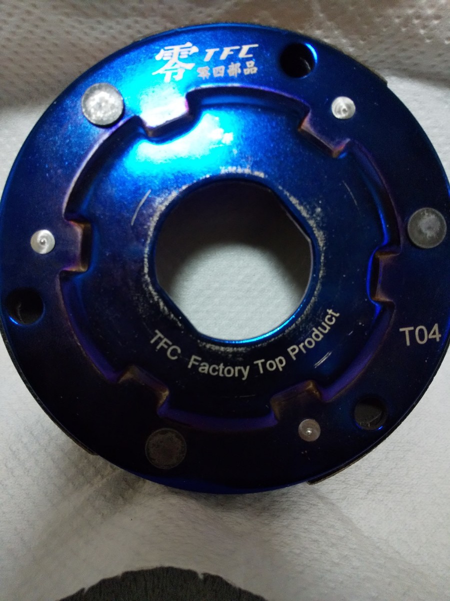 TFC 零四部品 新型チタンカラーメタルクラッチ シグナスX・BWS125用