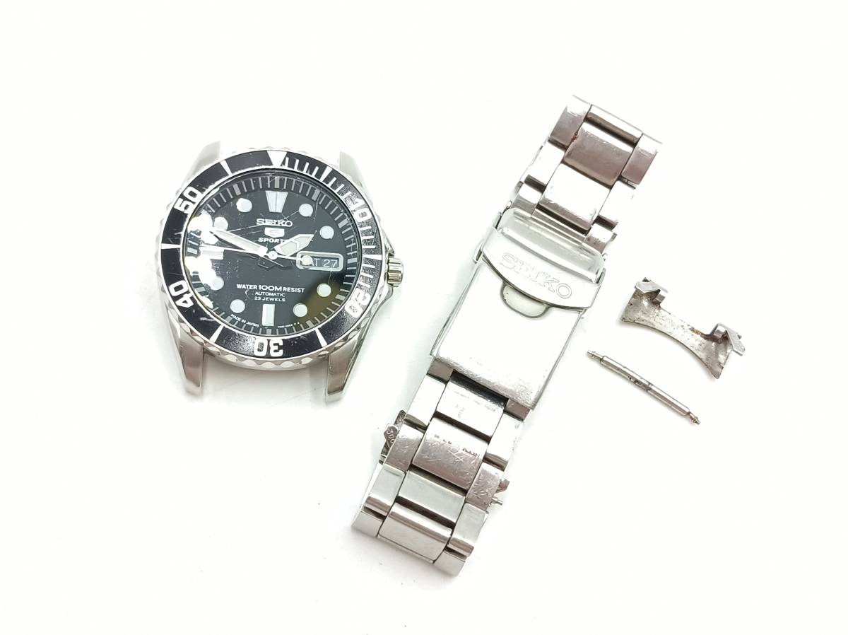 SEIKO 5 SPORTS セイコー5スポーツ 7S36-04E2 100M 23石 自動巻 