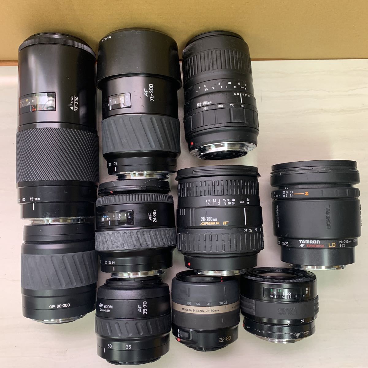 まとめ MINOLTA TAMRON SIGMA ミノルタ タムロン シグマ カメラレンズ ミノルタ用 セット 未確認 LENS 978