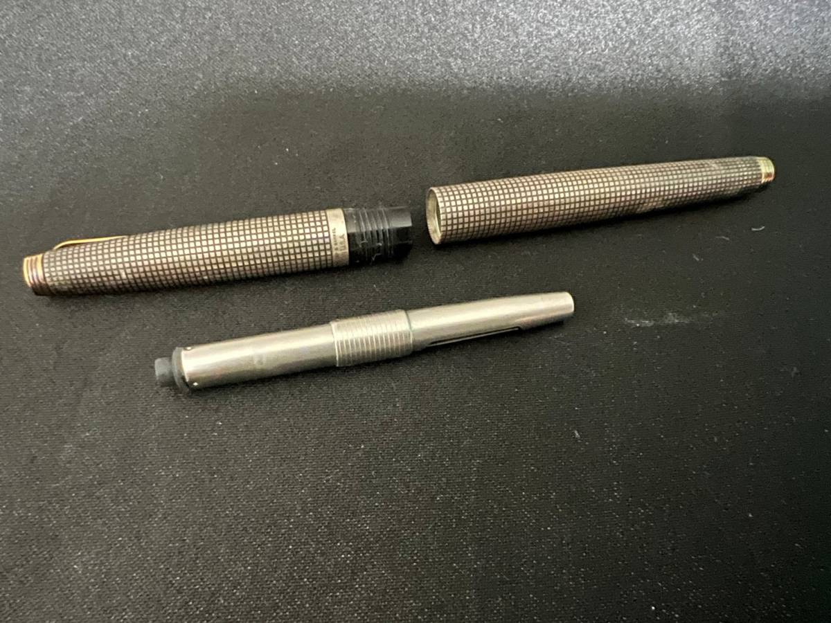 PARKER/パーカー/スターリングシルバー/万年筆＆ボールペン/ペン先14K