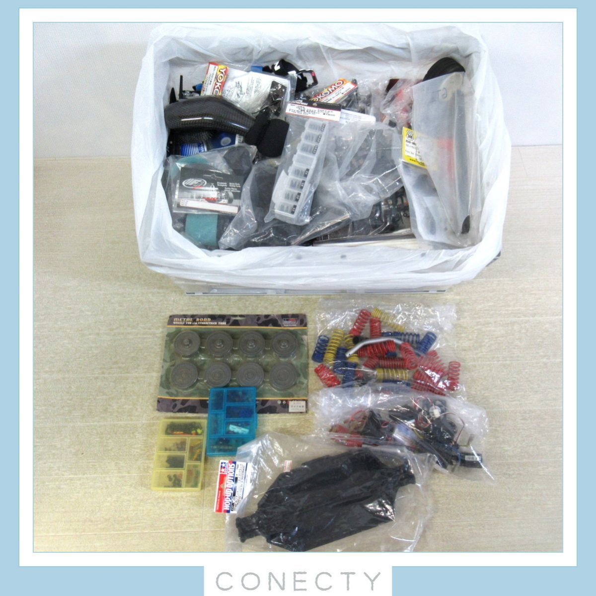 ラジコンカー 飛行機 ヘリ パーツ 大量 約10kgセット モーター/スプリング/サイドボディーマウント/プロペラ 等 ジャンク【V4【SX