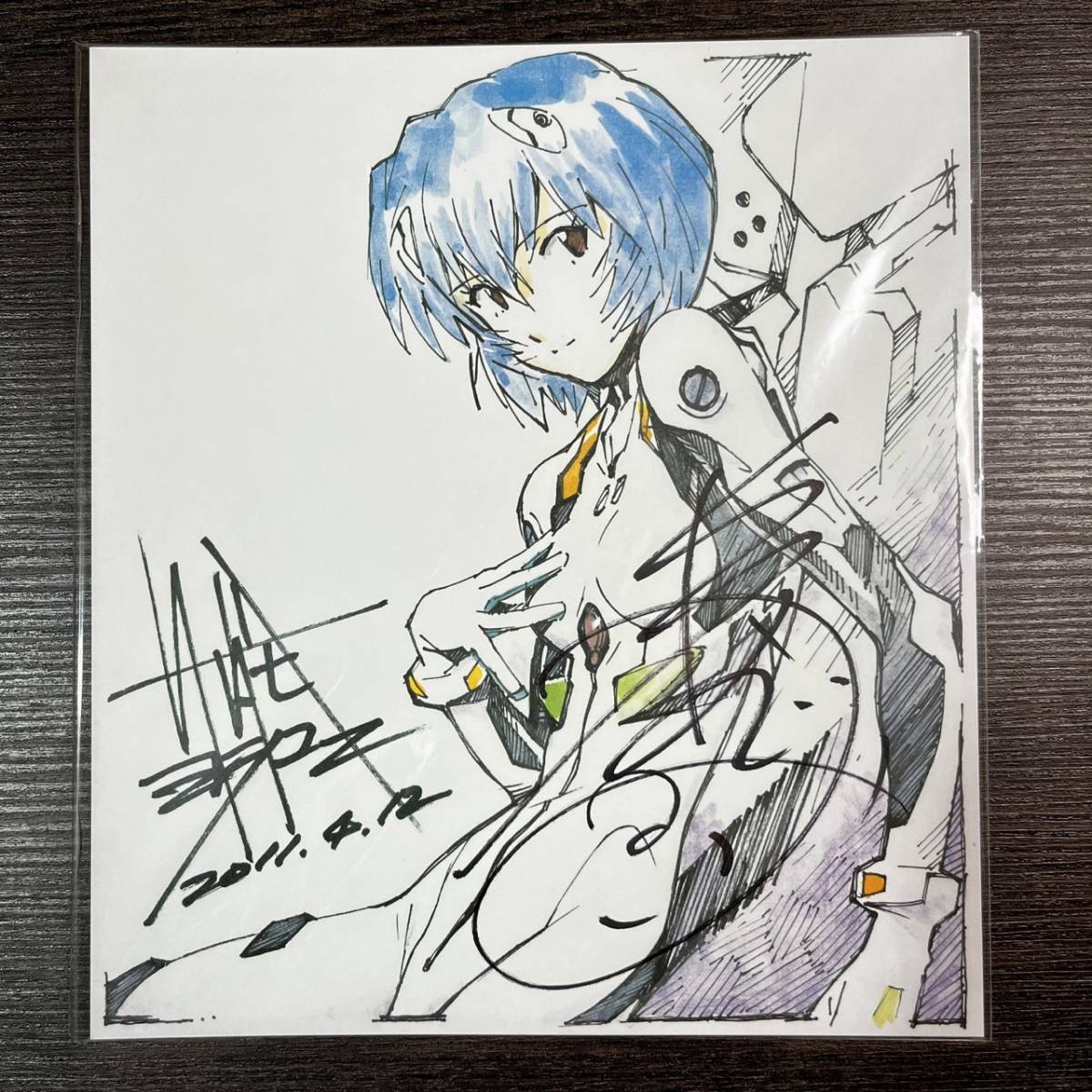 林原めぐみ 直筆サイン入り色紙 「新世紀エヴァンゲリオン」 Tokyo