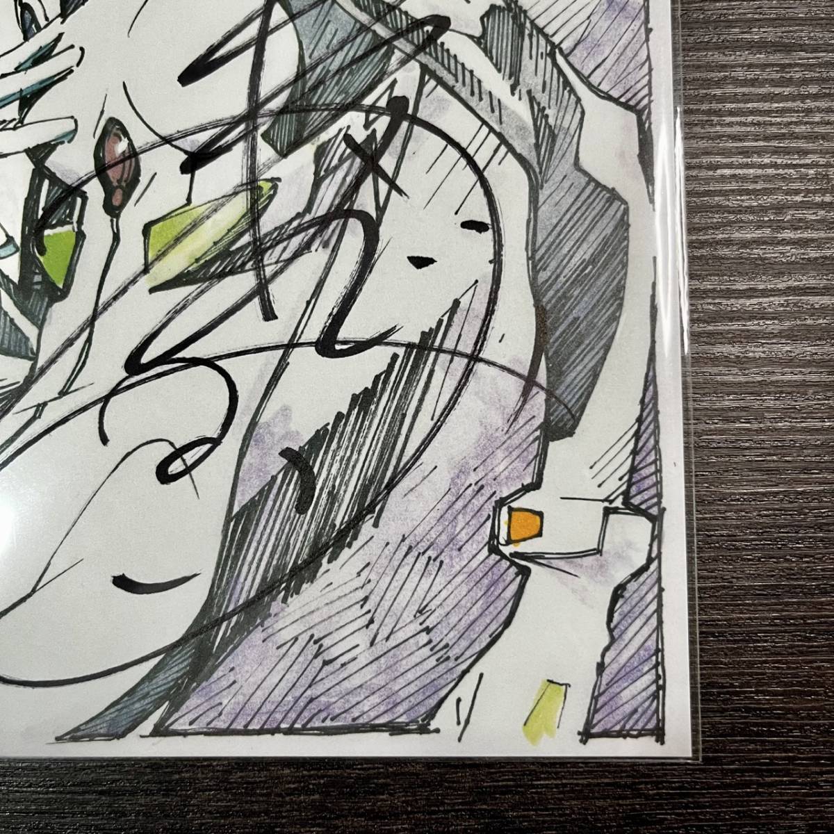 林原めぐみ 直筆サイン入り色紙 「新世紀エヴァンゲリオン」 Tokyo