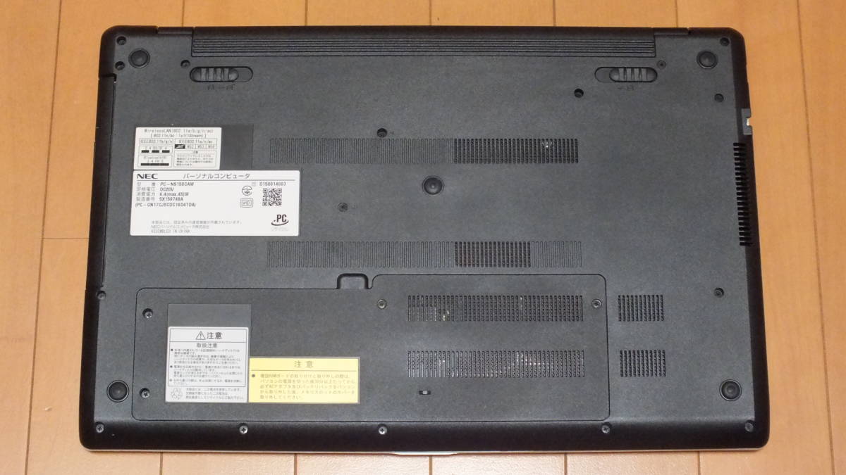 NEC LaVie NS150/C 4G 500G Webカメラ Windows10 NEC LAVIE Note PC