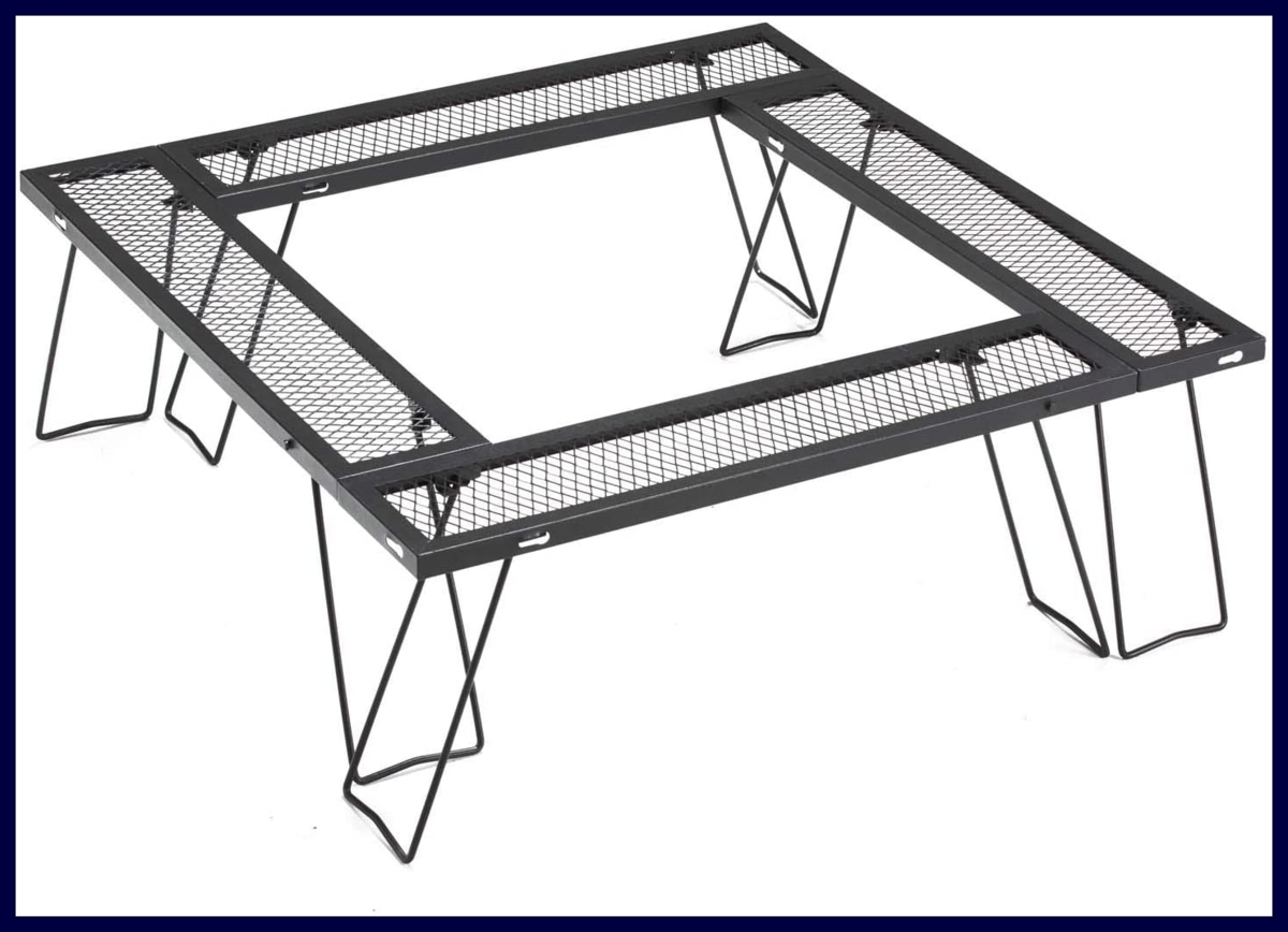 KingCamp アウトドアテーブル折りたたみキャンプテーブル高さ調節竹製
