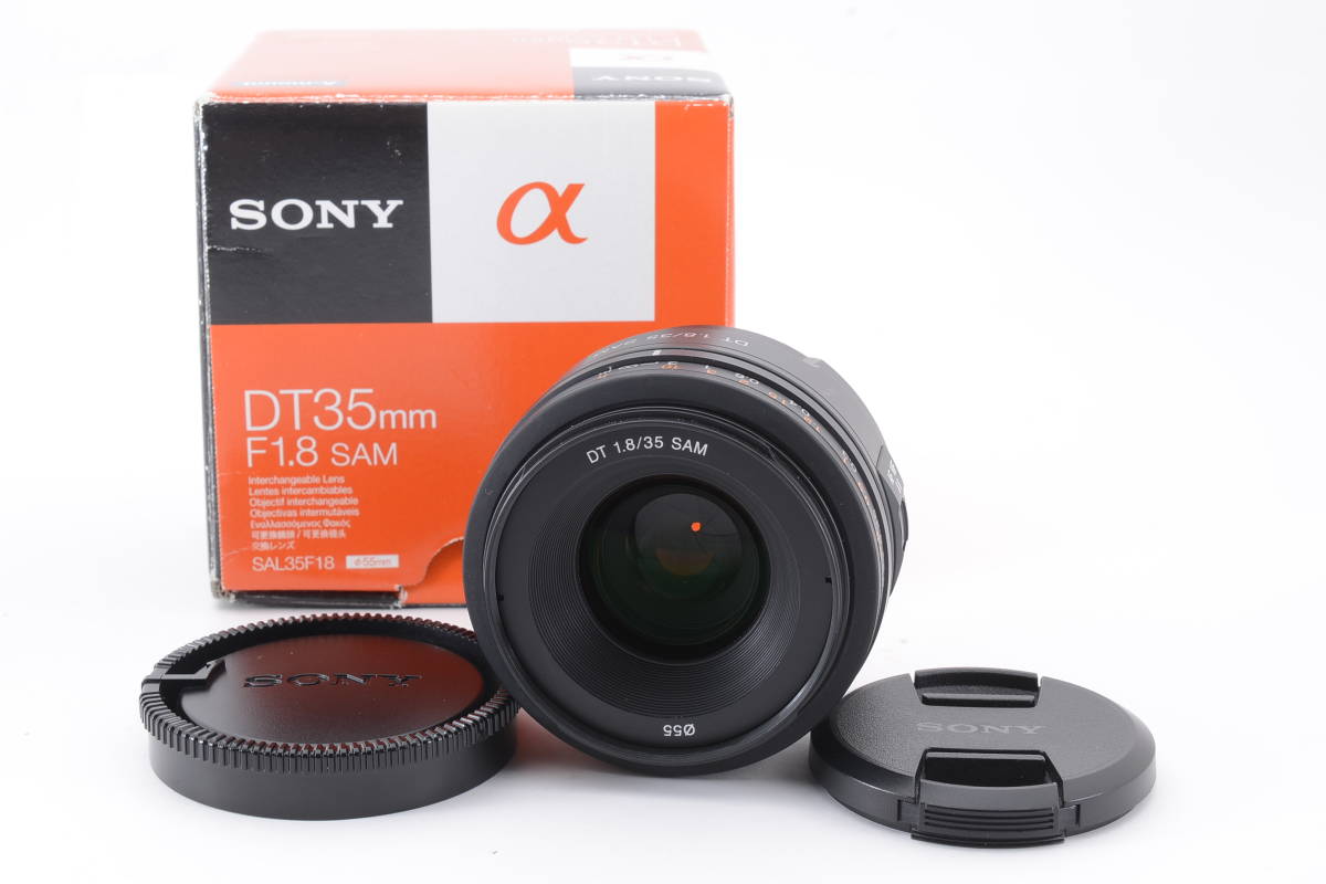 ☆外観美品☆SONY ソニー DT 35mm F1.8 SAM SAL35F18 ☆元箱☆ #7695