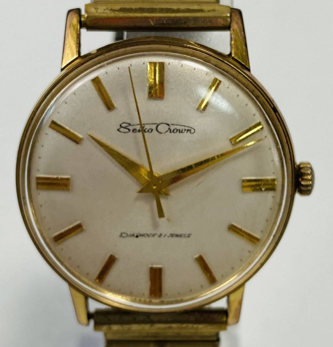 ∈ SEIKO CROWN セイコー クラウン J14085 手巻き DIASHOCK 21石
