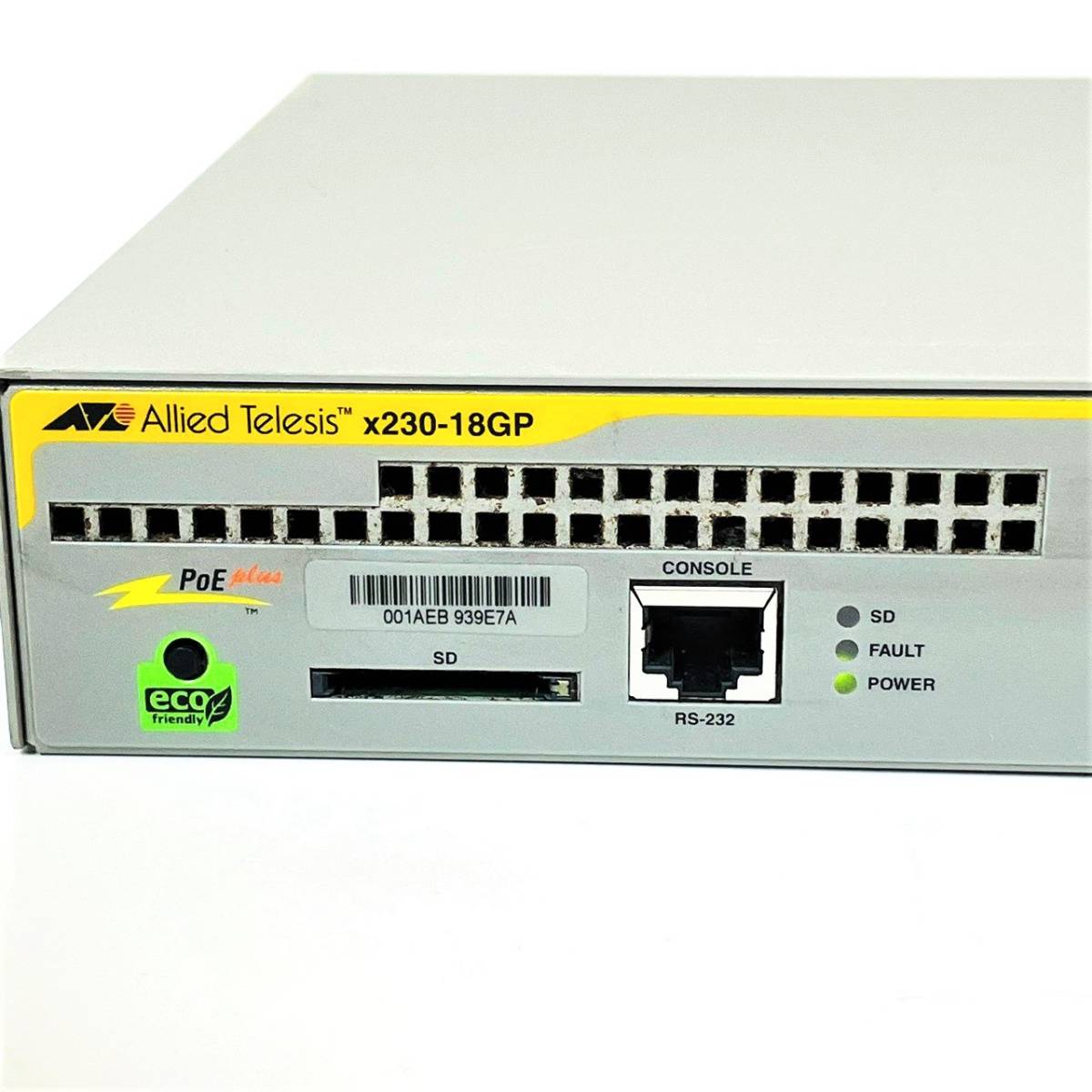 アライドテレシス AT-x230-10GP PoE レイヤー2plus スイッチ i-PRO