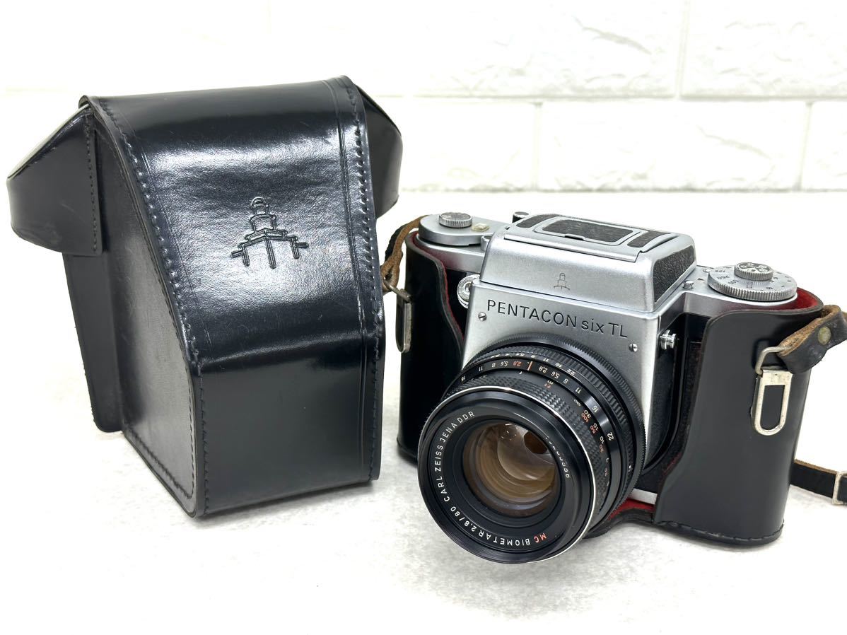 A320(80) PENTACON six TL MC BIOMETAR 2.8/80 ペンタコンシックス　純正ケース付き　MADE IN GDR 中古