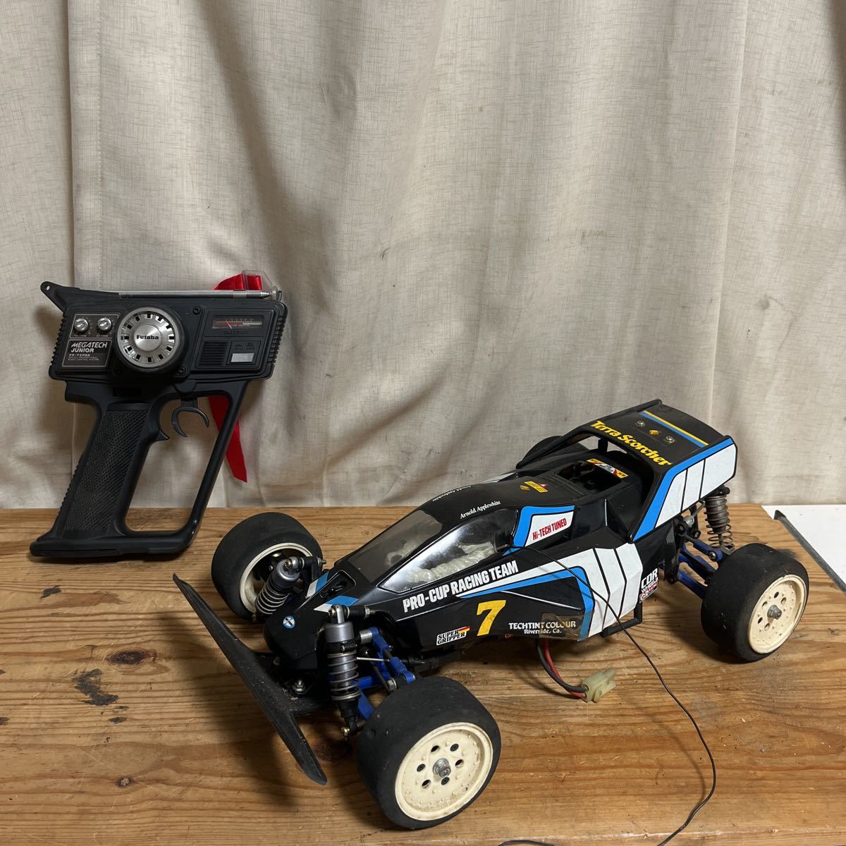 タミヤRCカー　マンタレイ中古シャーシ(ジャンクパーツ付き) タミヤRCカー マンタレイ中古シャーシ(ジャンクパーツ付き) Yahoo
