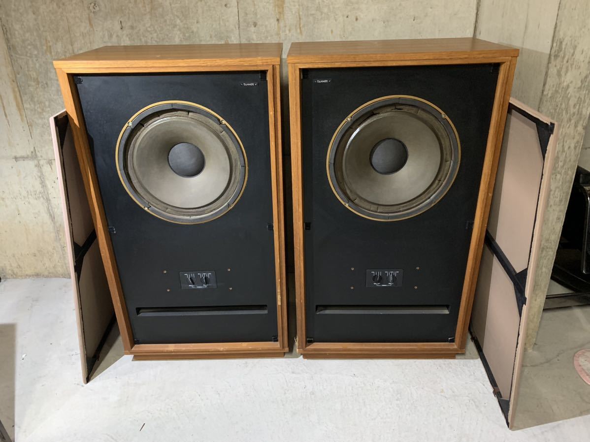 TANNOY タンノイ HPD385a speaker ペアスピーカー 音響 オーディオ 簡易音出し確認済み 現状品 直接引取限定 TANNOY タンノイ HPD385A Yahoo!オークション 大型フロア型スピーカーシステム ビンテージ