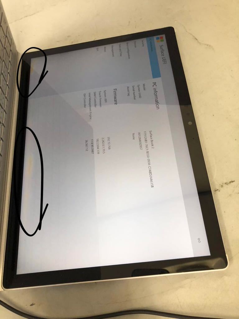 JXNT2896 /Microsoft Surface Book2 /core i7-8650U 1.9GHz /メモリ