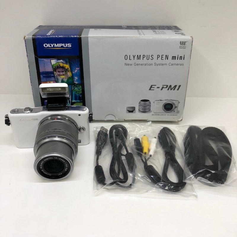 OLYMPUS オリンパス ミラーレス一眼カメラ PEN mini E-PM1 ホワイト