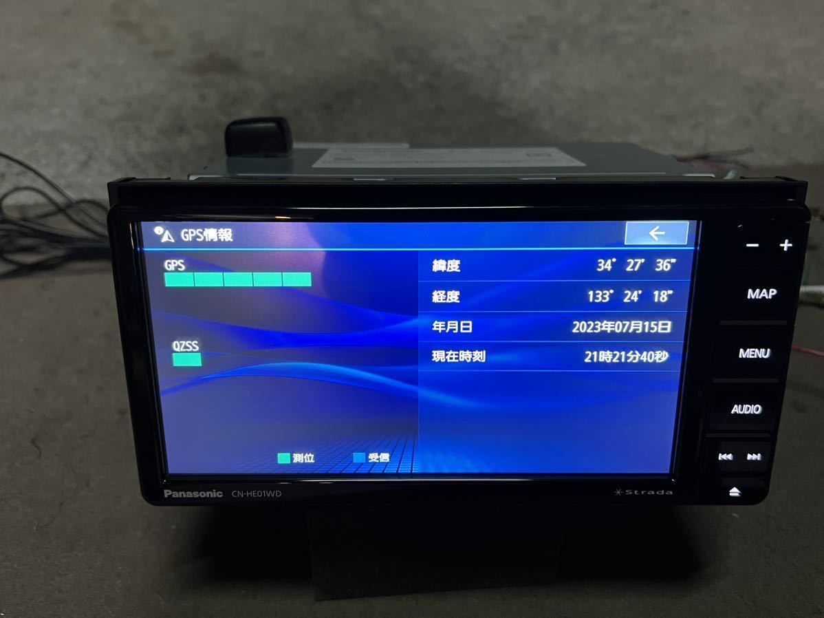 ジャンク!Panasonic CN-HE01WD !(21)※ CN-HE01WD Panasonic Strada