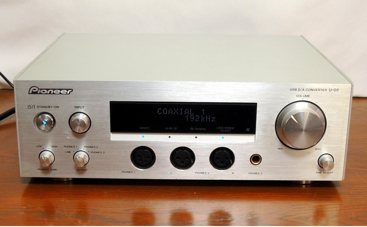 ☆Pioneer パイオニア U-05 ヘッドホンアンプ USB DAC 元箱、取説