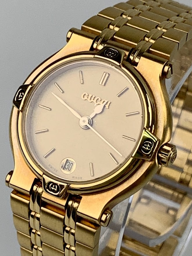 美品 GUCCI／グッチ ゴールド 9200L レディース腕時計 GUCCI 時計