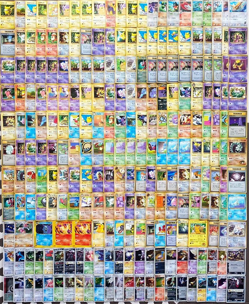 ☆送料無料☆ポケモンカード 旧裏面＆新裏面☆状態悪いセット☆大量