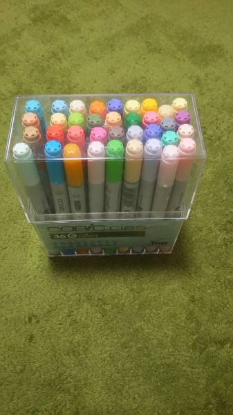 コピック チャオC 36色セット☆一度だけ使用