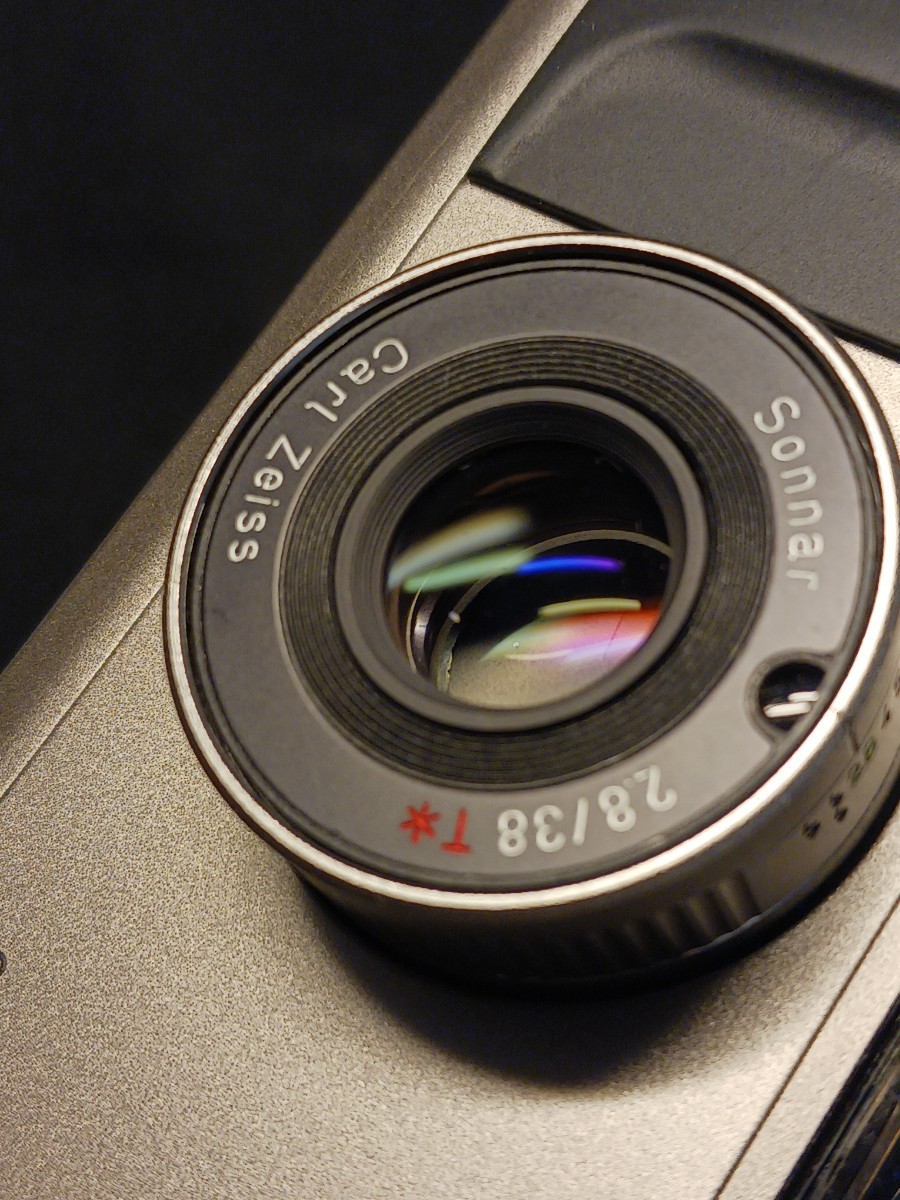 CONTAX T2 　SONNAR 38ｍｍ F2.8 T* ケース・取説・箱付 CONTAX T2 SONNAR 38mm F2.8 T* ケース・取説・箱付