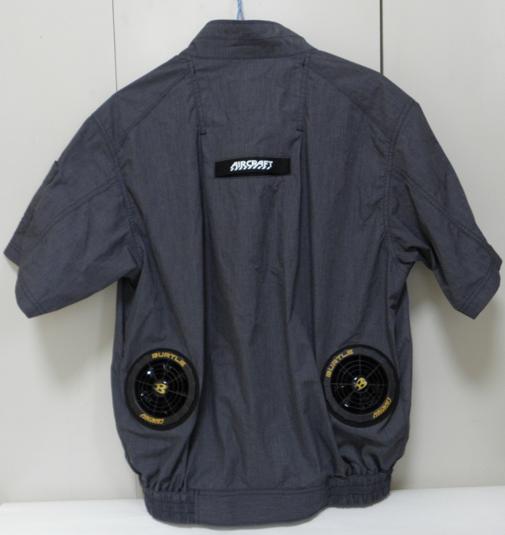 バートル BURTLE エアークラフト空調服 半袖Lサイズ AC7146 ファン