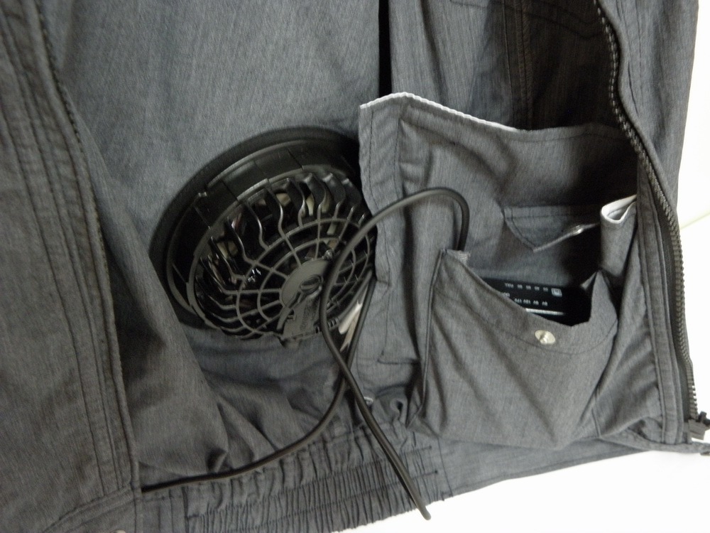 バートル BURTLE エアークラフト空調服 半袖Lサイズ AC7146 ファン