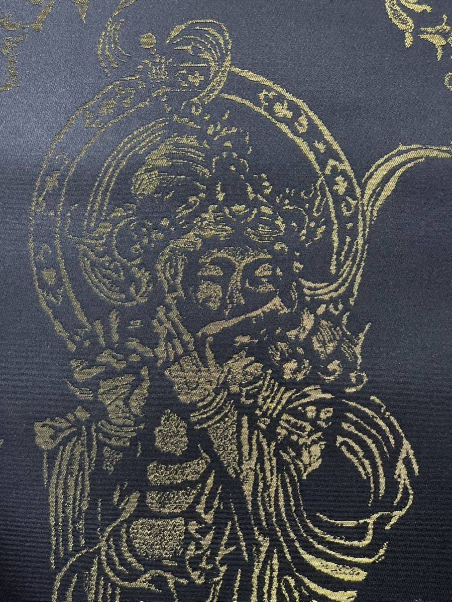 D-17掛軸模写 絹本刺繍 共箱【清水公照】仏画 東大寺別当 国宝金銅