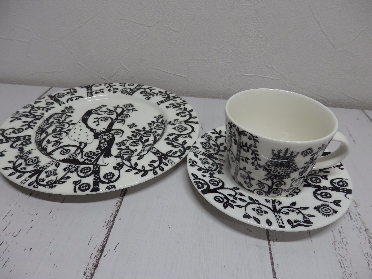 星見】 2.1円 美品 iittala/イッタラ Taika/タイカ カップ＆ソーサー 