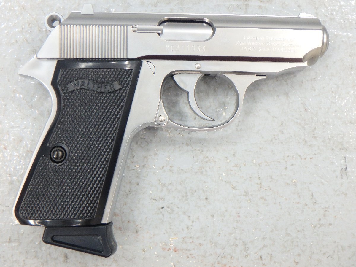 △中古品 マルゼン ガスブローバック ワルサー ニュー PPK/S